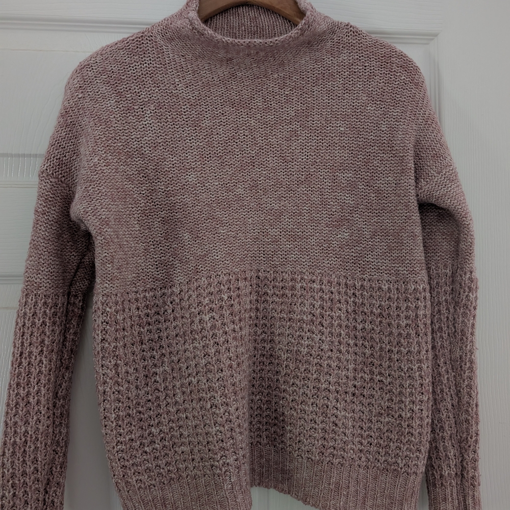 American Eagle Outfitters Dusty Pink Turtleneck Sweater